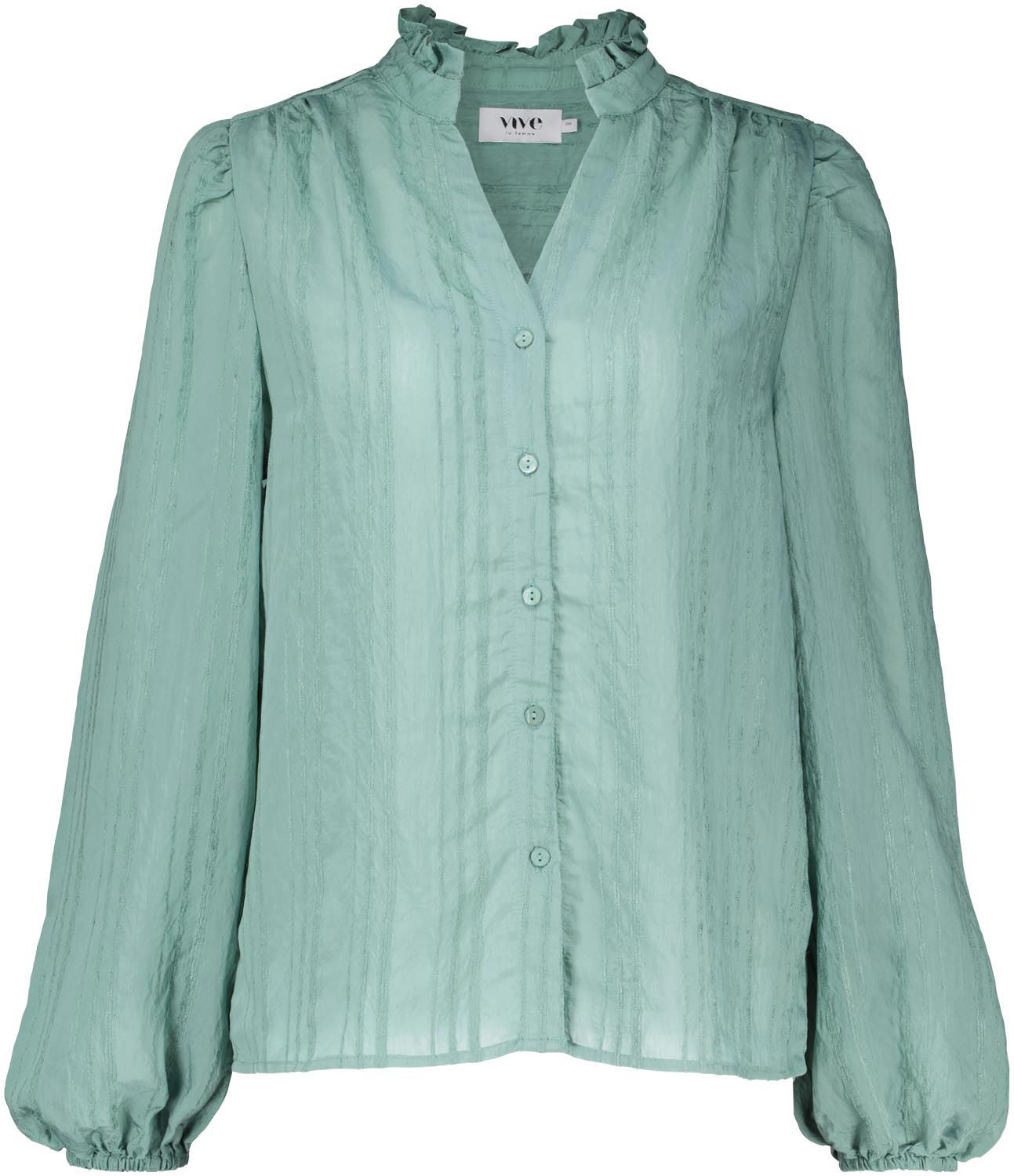 Vive La Femme Blouse Groen Vive La Femme Blouse Groen