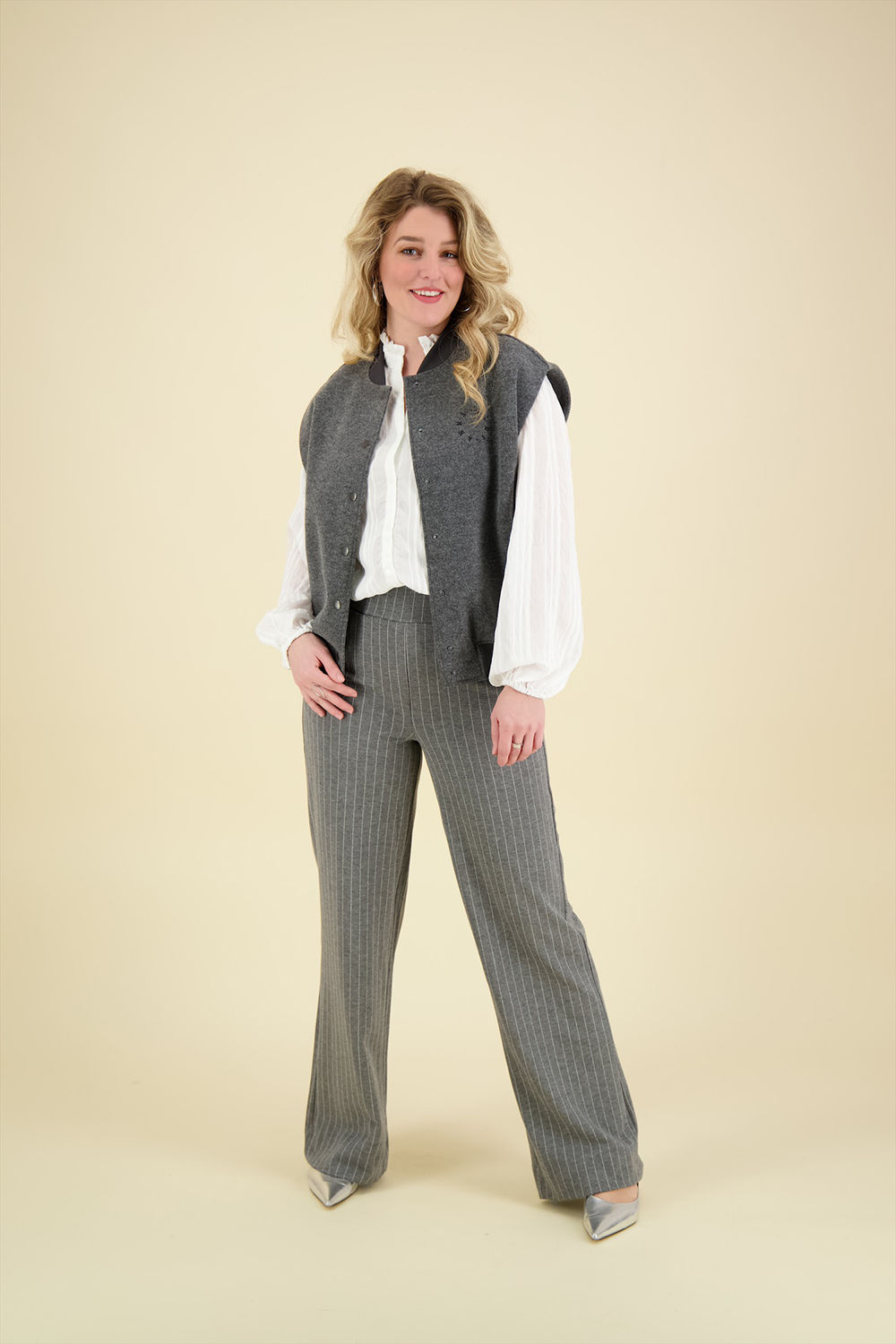 Vive La Femme Blouse Gebroken Wit Vive La Femme Blouse Gebroken Wit