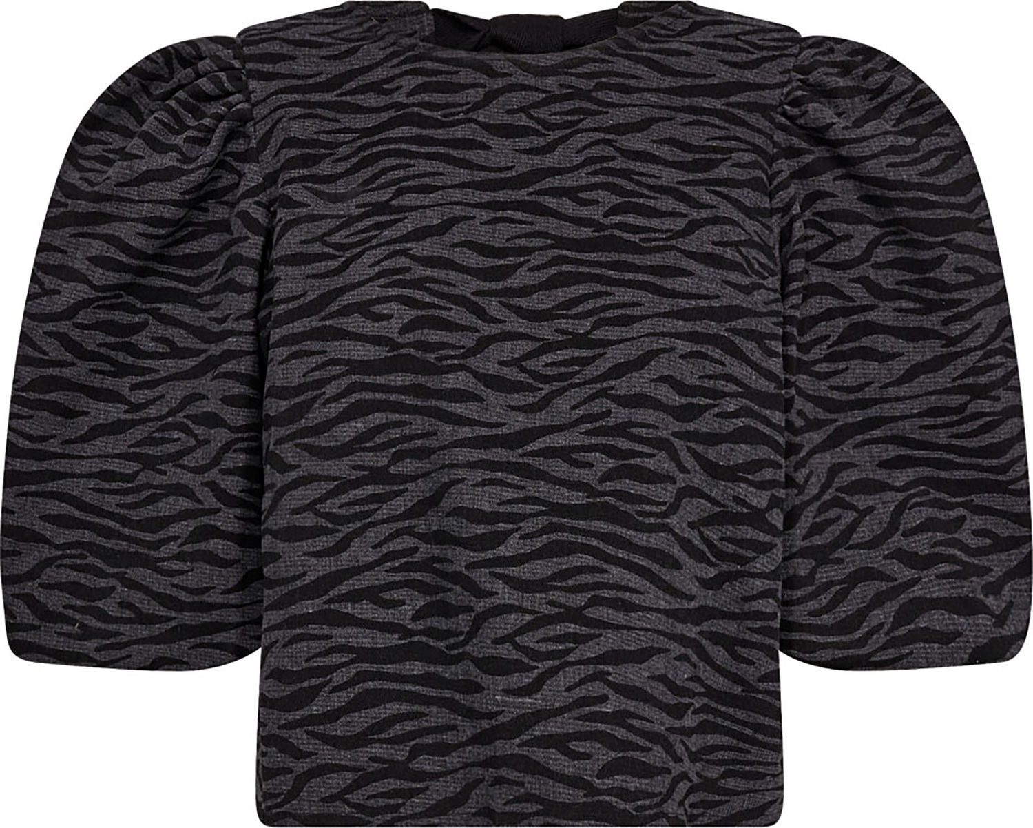 Co'couture Blouse Zebra Bow Zwart Co'couture Blouse Zebra Bow Zwart