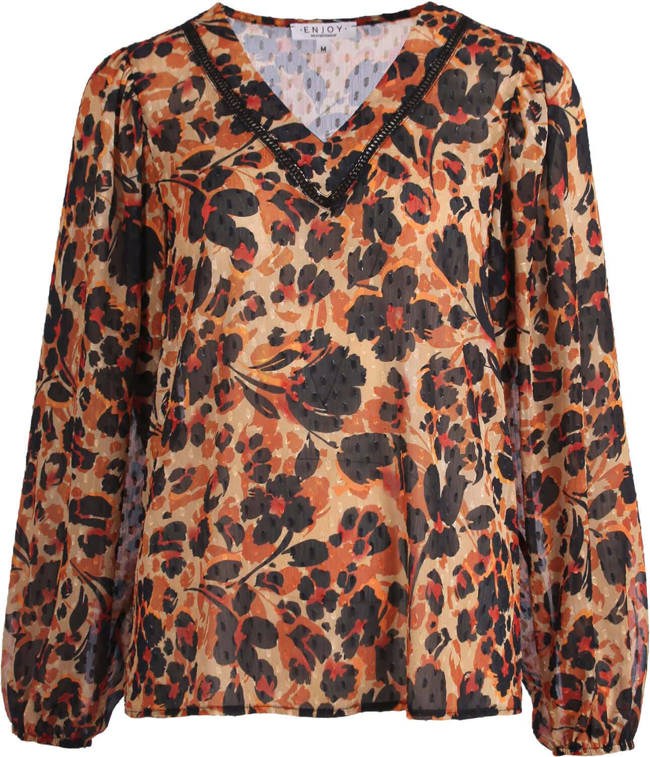 Enjoy Blouse Bruin Enjoy Blouse Bruin