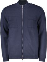 blue industry cardigan Blauw