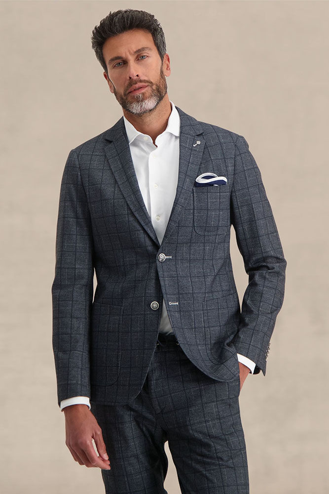 Blue Industry Blazer Donkerblauw  Blue Industry Blazer Donkerblauw