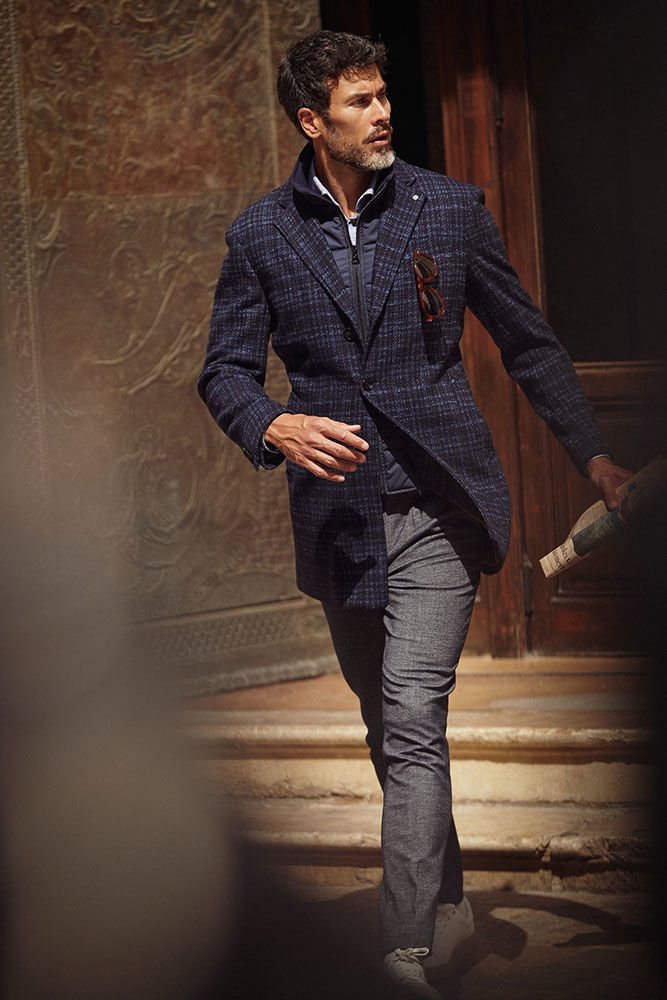 Blue Industry Manteljas Donkerblauw Blue Industry Manteljas Donkerblauw