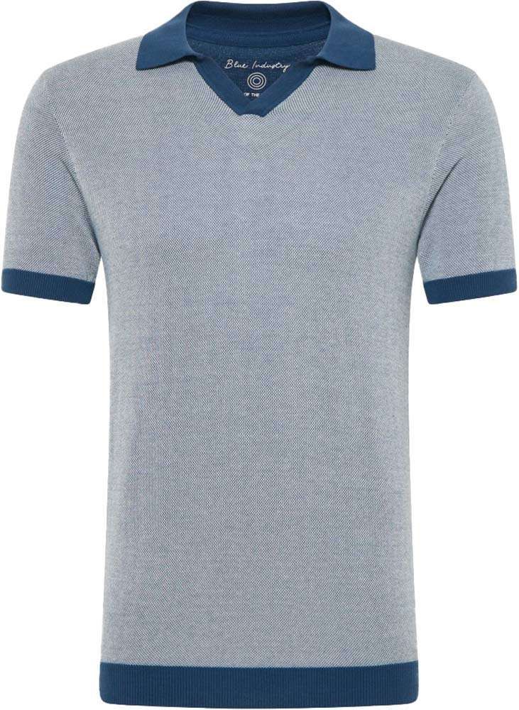 Blue Industry Polo Blauw
