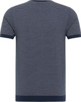 blue industry knitted t-shirt Blauw