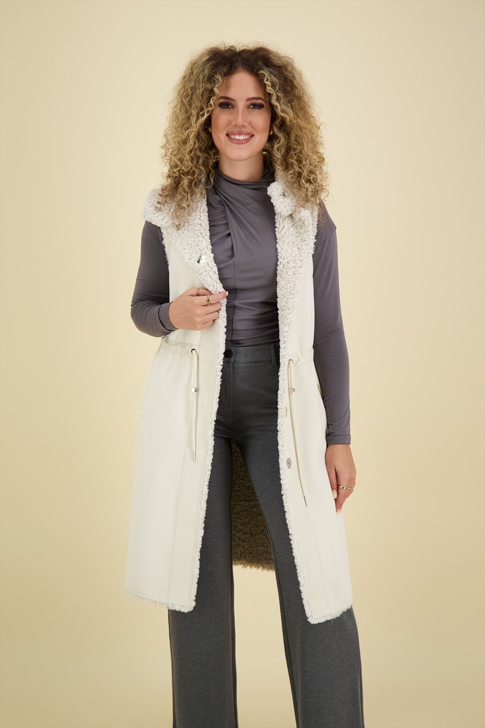 Rino & Pelle Bodywarmer Ginny Beige Rino & Pelle Bodywarmer Ginny Beige