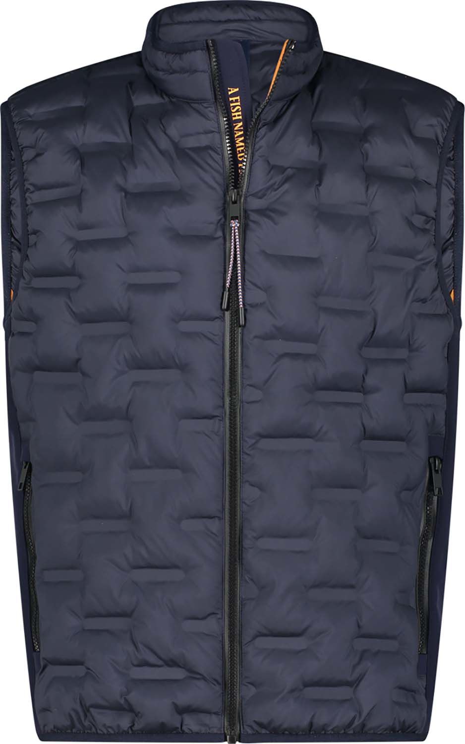 A Fish Named Fred Bodywarmer Quilted Donkerblauw A Fish Named Fred Bodywarmer Quilted Donkerblauw