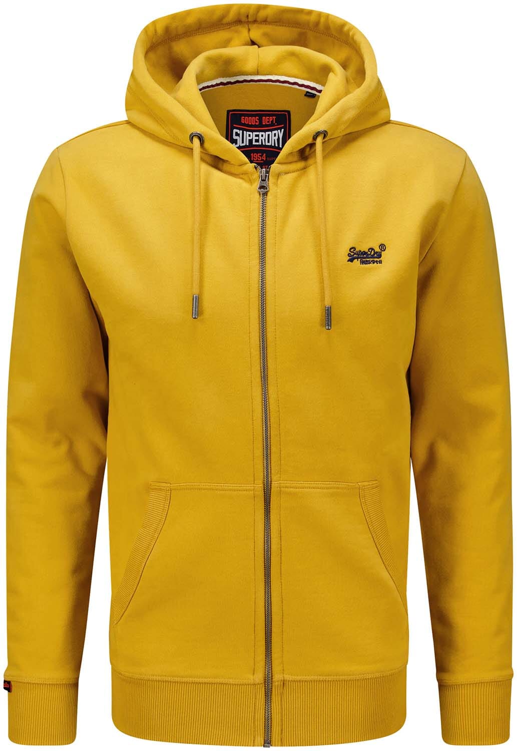 Sweatvest Essential Logo Geel  Sweatvest Essential Logo Geel