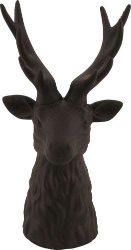 Bomont Collection Figurine reindeer polyresin 13.5x12.8x24,5cm Zwart