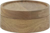 Deco box DIDIUS 15x6,5cm acacia hout naturel Bruin