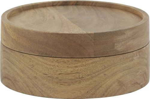 Bomont Collection Deco box DIDIUS 15x6,5cm acacia hout naturel Bruin