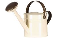 Watering can metal 40x17.5x25cm off white Wit