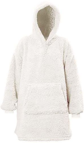 Bomont Collection Hoodie Teddy 70x50x87cm dove white Wit