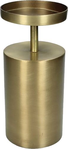 Bomont Collection Candle Holder Iron Gold 10.5x10.5x22.5cm Geel