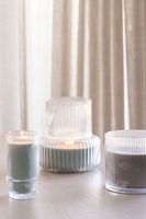 Candle Striped Groen