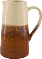 Carafe ceramic 19.5x14x25.5cm brown Bruin