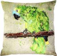 Amazona cushion 100%polyester 45x45cm Groen