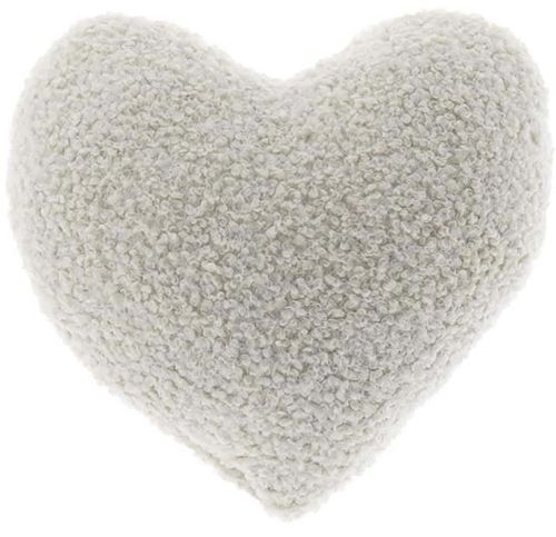 Bomont Collection Kussen Curly heart 40x40cm dove white Wit