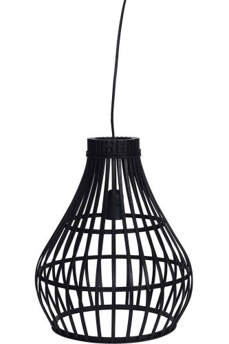 Bomont Collection Lamp bamboe 32x39cm zwart Zwart