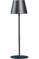 LED table lamp black 12x38cm Zwart