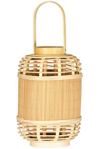 Bomont Collection lantaarn bamboe dia 21x33cm Bruin