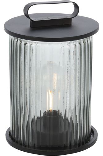 Bomont Collection LED lamp glas 13x13x20cm Zwart