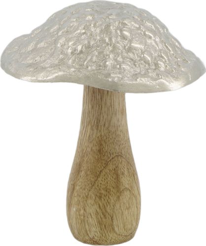 Bomont Collection Mushroom mango wood 12x12x15cm Bruin