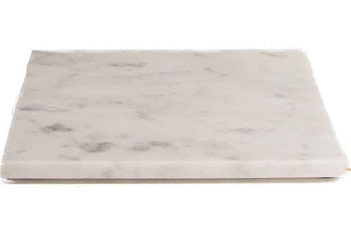 Bomont Collection Plate marble 20x20x1cm white Wit