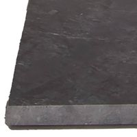 Plate marble 20x20x1cm dark grey Grijs