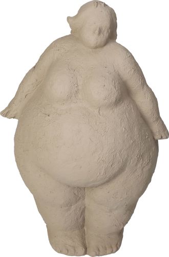 Bomont Collection Ornament Big Woman Polyresin Beige 17x12x25.5cm Beige