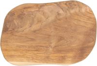 Teak slice 20-25x30-35h2cm Bruin