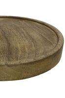 Plate Chandak 30cm - naturel Bruin