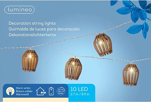 Bomont Collection LED deco string lights steady buiten Bruin