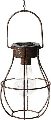 Bomont Collection Solarhanglamp LED ro Lomax roest L14B14H17cm Bruin