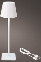 LED Tafellamp metaal steady buiten wit/warm wit Wit