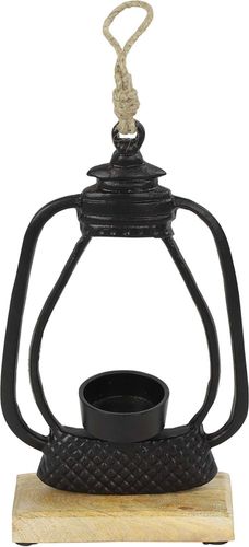 Bomont Collection Theelichth hangend lantern S zwart Zwart