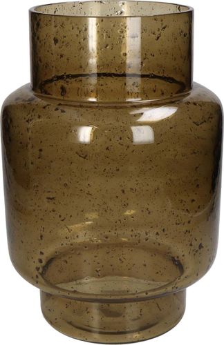 Bomont Collection Vase Glass Brown 20x20x30cm Bruin