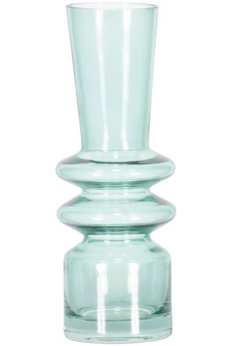 Bomont Collection Vase Glass Green 7x7x20cm Groen