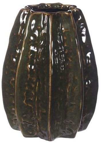 Bomont Collection Carambola Vase 2ass green 11,5xH15cm Groen