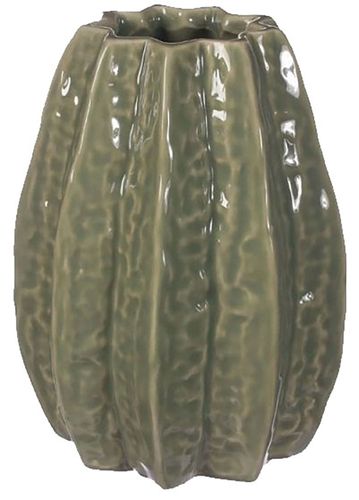 Bomont Collection Carambola Vase 2ass green 11,5xH15cm Groen