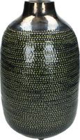 Vase Ceramic Green 22x22x36cm Groen
