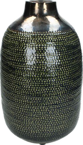 Bomont Collection Vase Ceramic Green 22x22x36cm Groen
