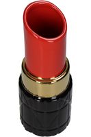 Vase Lipstick fine Earthenware Red 10x10x27cm Rood