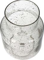 Vase Glass Clear 20x20x30cm Wit