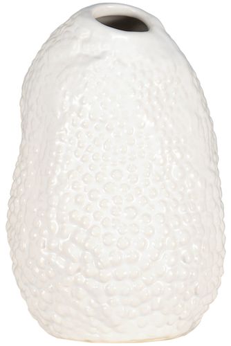 Bomont Collection Vase Fine Earthenware White 10x10x15cm Wit