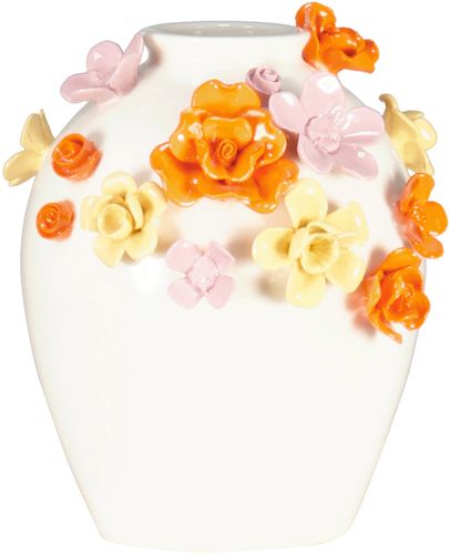 Bomont Collection Vase Flower 15cm White Wit