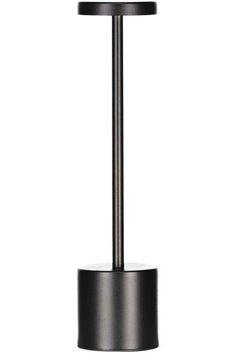 Bomont Collection Tafellamp ro LED touch zwart L8B8H34cm Zwart