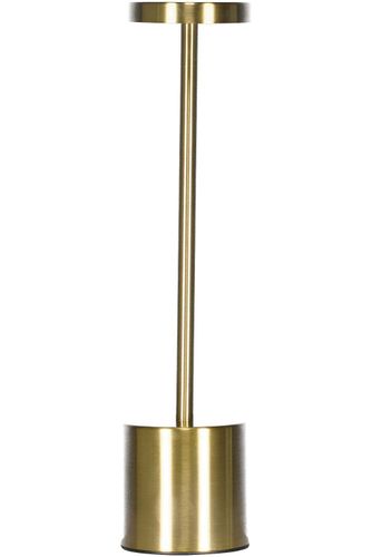 Bomont Collection Tafellamp ro LED Touch goud L8B8H34cm Geel