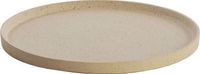 Dish MAES Ø21,5x1,5 cm  sand+light brown spotted Beige