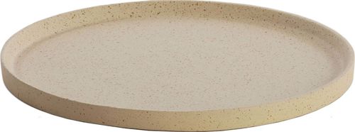 Bomont Collection Dish MAES Ø21,5x1,5 cm  sand+light brown spotted Beige